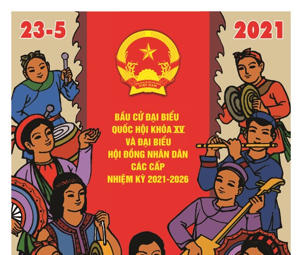 Trao giải, khai mạc triển lãm tranh cổ động tuyên truyền về bầu cử - Anh 6