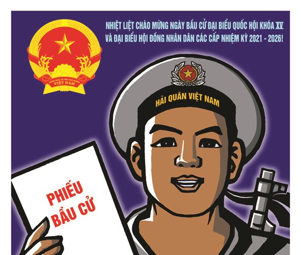 Những tác phẩm tranh cổ động xuất sắc tuyên truyền về bầu cử - Anh 9