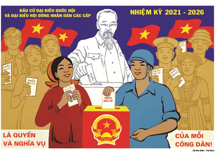 Những tác phẩm tranh cổ động xuất sắc tuyên truyền về bầu cử - Anh 8
