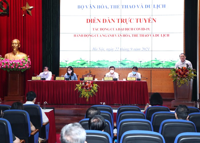 Tác động của đại dịch Covid-19- Hành động của Ngành VHTTDL: Hãy từ những liều “vắc xin tinh thần” tạo động lực vượt qua thử thách - Anh 1