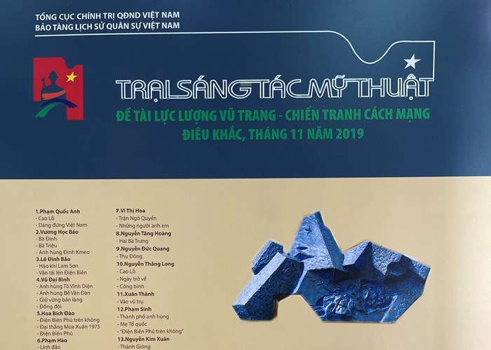 Trại sáng tác Mỹ thuật về Lực lượng vũ trang- Chiến tranh cách mạng năm 2021 - Anh 3