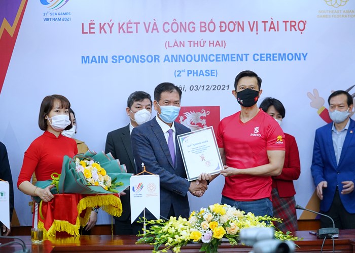 SABECO là nhà tài trợ kim cương của SEA Games 31 - Anh 1