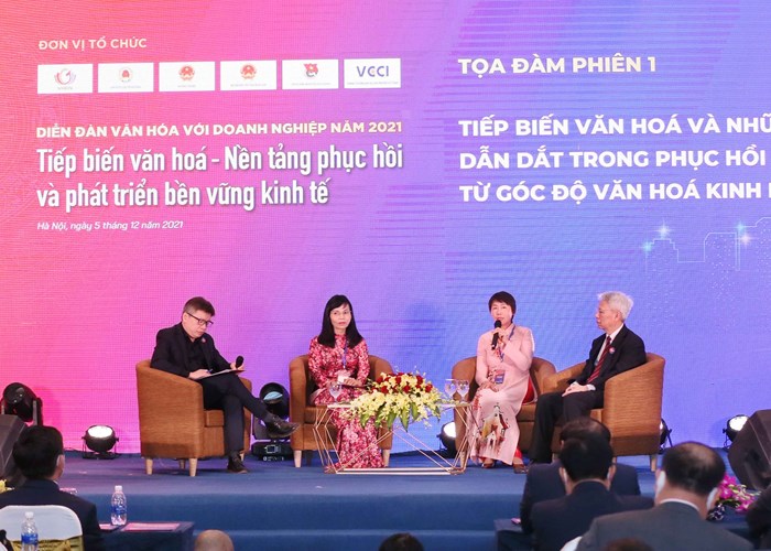 Dien dan quoc gia Van hoa voi doanh nghiep nam 2021: “Chan ga, chan phanh” cho doanh nghiep - Anh 5