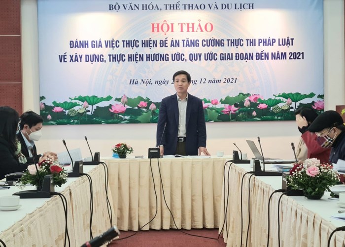 Việc thực hiện hương ước, quy ước đã dần đi vào nề nếp - Anh 1