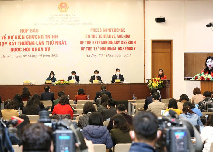 Quốc hội khai mạc kỳ họp bất thường vào ngày 4.1.2022 - Anh 2