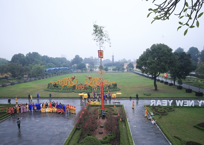 Tái hiện các nghi lễ cung đình dịp Tết nguyên đán tại Hoàng thành Thăng Long - Anh 5