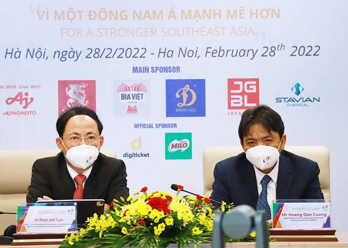 100 phóng viên trong nước và quốc tế dự Hội nghị truyền thông quốc tế SEA Games 31 - Anh 1