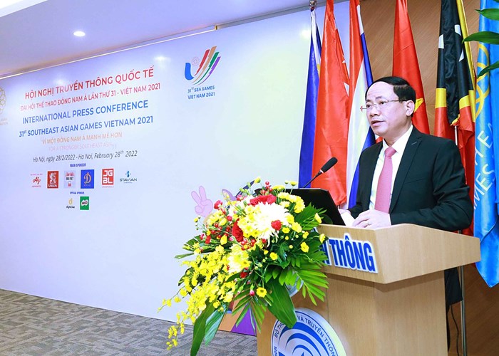 100 phóng viên trong nước và quốc tế dự Hội nghị truyền thông quốc tế SEA Games 31 - Anh 2