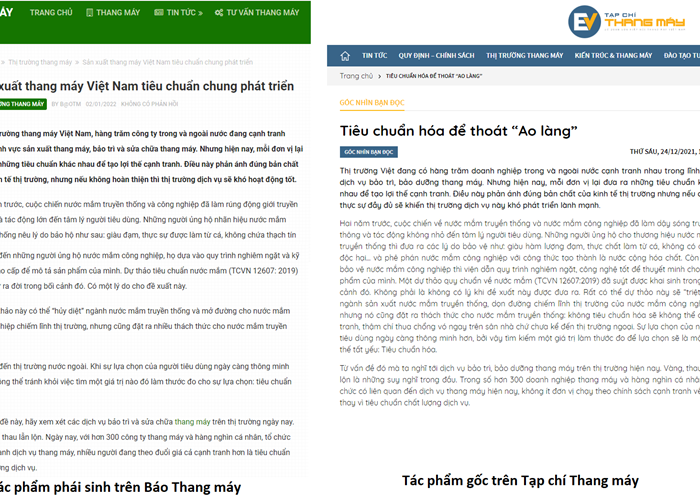 Trắng trợn vi phạm tác quyền báo chí - Anh 1