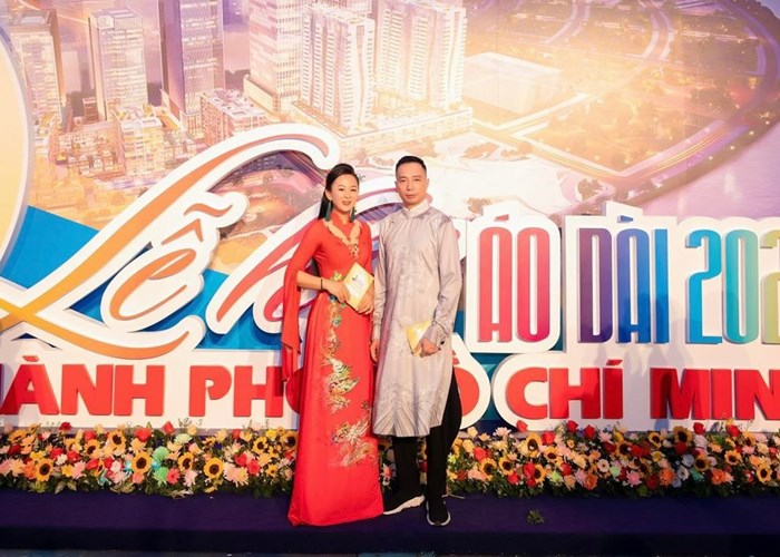 Độc đáo bộ sưu tập Áo dài Khảm gốm “Bát Nhã” - Anh 4