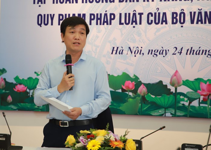 Bộ VHTTDL: Ưu tiên nguồn lực cho công tác xây dựng pháp luật - Anh 3
