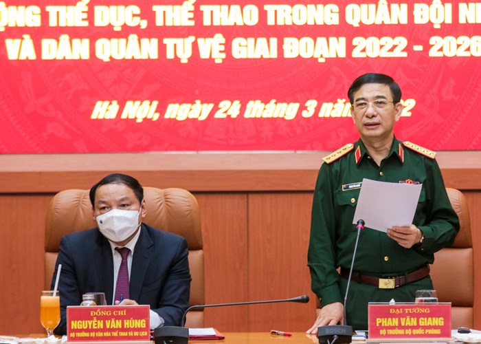 Bộ VHTTDL và Bộ Quốc phòng phối hợp chương trình TDTT: Góp phần nâng cao sức mạnh chiến đấu của lực lượng vũ trang - Anh 1