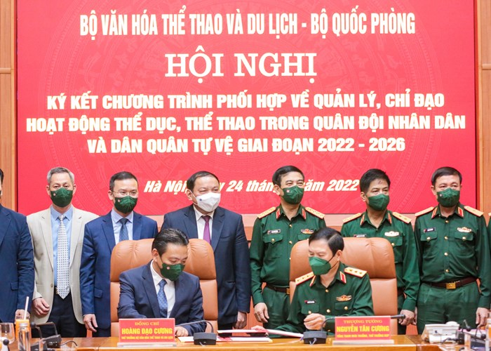 Bộ VHTTDL và Bộ Quốc phòng phối hợp chương trình TDTT: Góp phần nâng cao sức mạnh chiến đấu của lực lượng vũ trang - Anh 5