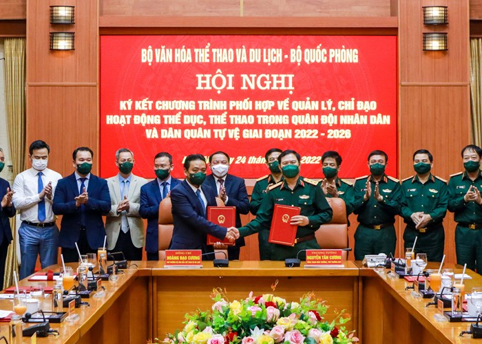 Bộ VHTTDL và Bộ Quốc phòng phối hợp chương trình TDTT: Góp phần nâng cao sức mạnh chiến đấu của lực lượng vũ trang - Anh 3