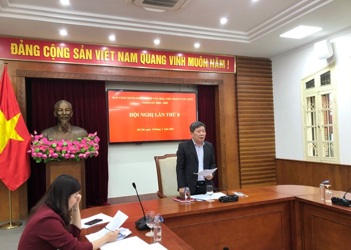 Đảng bộ Bộ VHTTDL: Tập trung chỉ đạo, triển khai tốt chủ đề năm 2022 “Xây dựng môi trường văn hoá cơ sở và công tác tổ chức cán bộ” - Anh 2