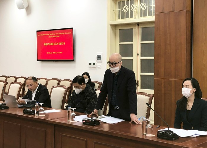 Đảng bộ Bộ VHTTDL: Tập trung chỉ đạo, triển khai tốt chủ đề năm 2022 “Xây dựng môi trường văn hoá cơ sở và công tác tổ chức cán bộ” - Anh 4