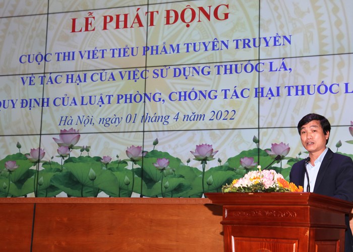 Bộ VHTTDL: Phát động Cuộc thi viết tiểu phẩm tuyên truyền về tác hại của thuốc lá - Anh 1