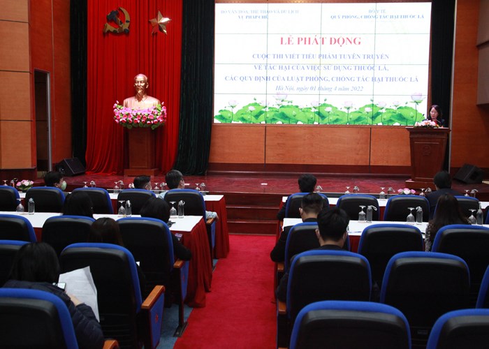 Bộ VHTTDL: Phát động Cuộc thi viết tiểu phẩm tuyên truyền về tác hại của thuốc lá - Anh 5