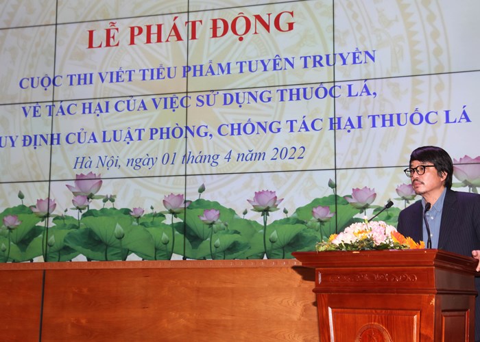 Bộ VHTTDL: Phát động Cuộc thi viết tiểu phẩm tuyên truyền về tác hại của thuốc lá - Anh 3