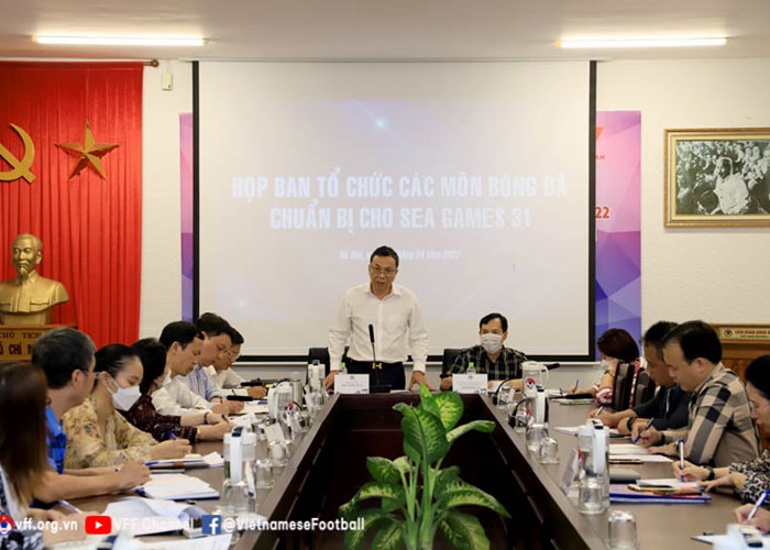Rà soát công tác tổ chức các môn bóng đá tại SEA Games 31 - Anh 1