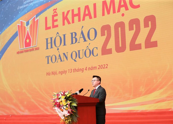 Khai mạc Hội Báo toàn quốc năm 2022: Đoàn kết, chuyên nghiệp, hiện đại và nhân văn - Anh 6