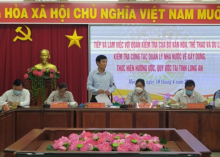 Kiểm tra và tập huấn công tác xây dựng, thực hiện hương ước, quy ước tại Long An - Anh 2