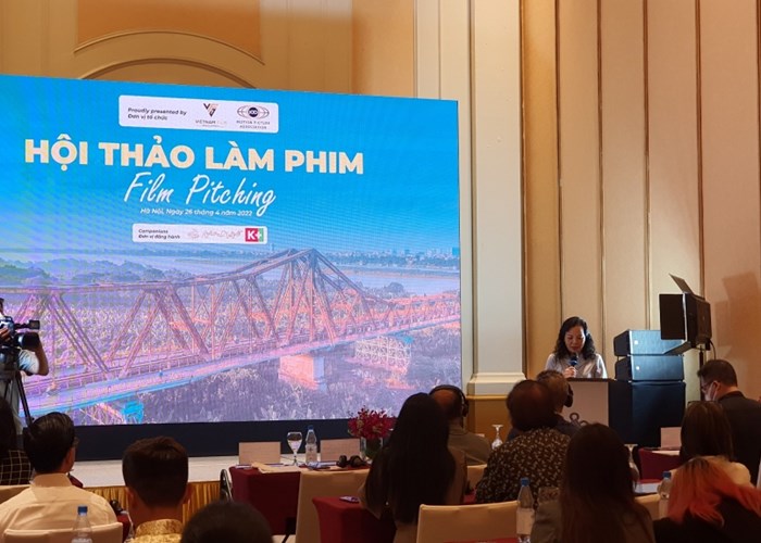 Giải nhất cuộc thi ý tưởng trong Hội thảo làm phim – Film Pitching trao cho 