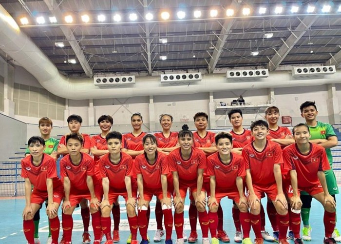 Đội tuyển futsal nữ đá giao hữu 2 trận trước khi bước vào SEA Games 31 - Anh 2