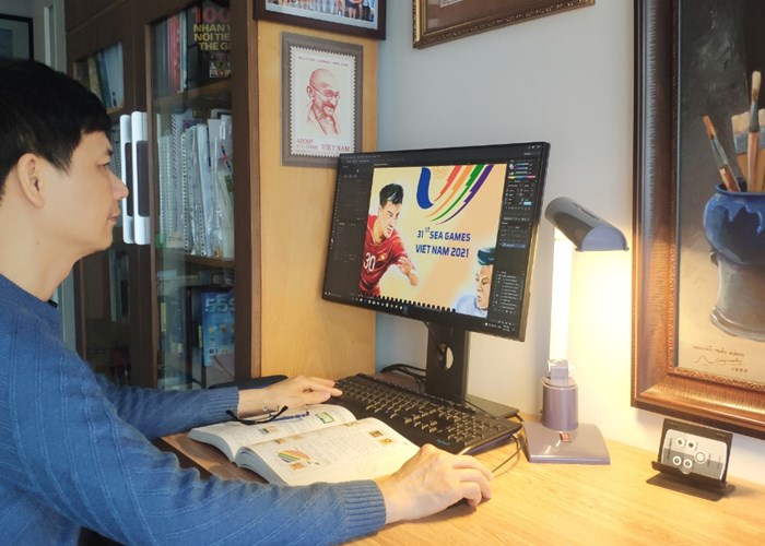Phát hành bộ tem “Đại hội Thể thao Đông Nam Á lần thứ 31 - SEA Games 31” vào ngày 12.5 - Anh 2