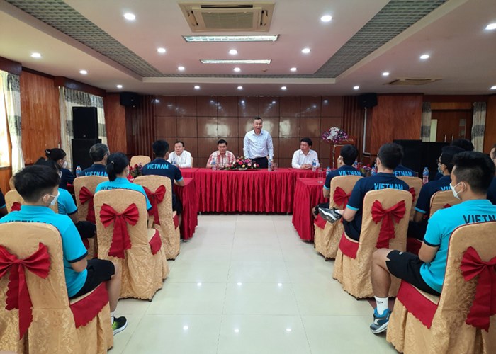 Đội tuyển nam, nữ futsal quyết tâm giành thành tích cao tại  SEA Games  31 - Anh 1