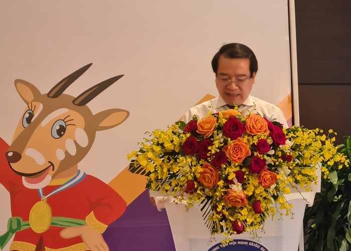 Đông đảo phóng viên báo chí dự Hội nghị truyền thông quốc tế SEA Games 31 - Anh 2