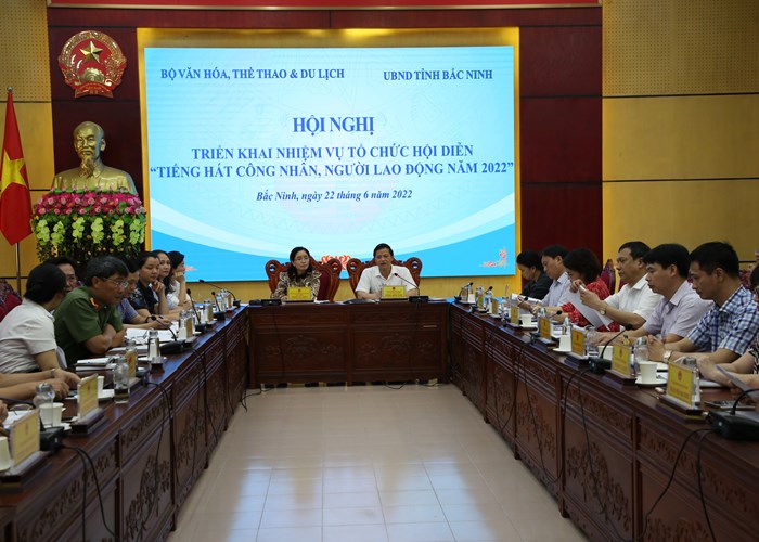 Chuẩn bị tốt nhất để tổ chức thành công Hội diễn “Tiếng hát công nhân, người lao động năm 2022” - Anh 3