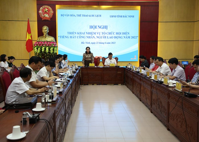 Chuẩn bị tốt nhất để tổ chức thành công Hội diễn “Tiếng hát công nhân, người lao động năm 2022” - Anh 2