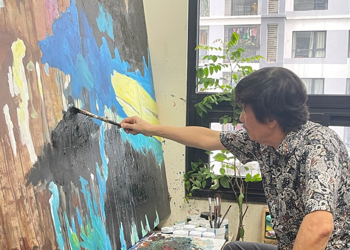 Ngắm những “giai điệu màu” của họa sĩ Thế Hùng - Anh 1
