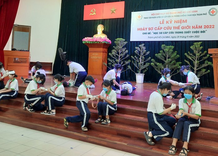 TP.HCM kỷ niệm “Ngày Sơ cấp cứu thế giới” năm 2022 - Anh 2