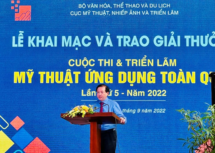 Chiêm ngưỡng những tác phẩm đặc sắc tại Triển lãm Mỹ thuật ứng dụng toàn quốc năm 2022 - Anh 3