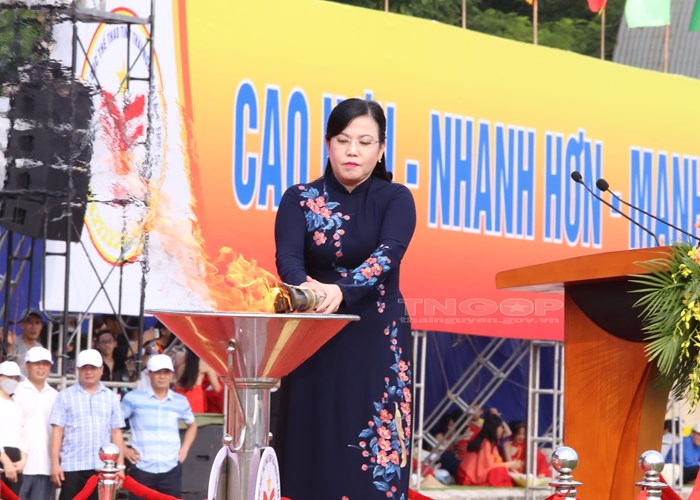 Khai mạc Đại hội Thể dục thể thao tỉnh Thái Nguyên lần thứ IX năm 2022 - Anh 2