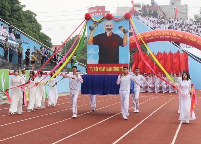 Khai mạc Đại hội TDTT Lạng Sơn lần thứ IX năm 2022 - Anh 1