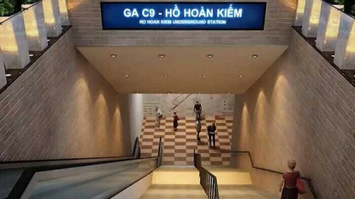 Thường trực Chính phủ chấp thuận phương án đặt ga ngầm C9 ngoài vùng bảo vệ di tích hồ Hoàn Kiếm - Anh 2