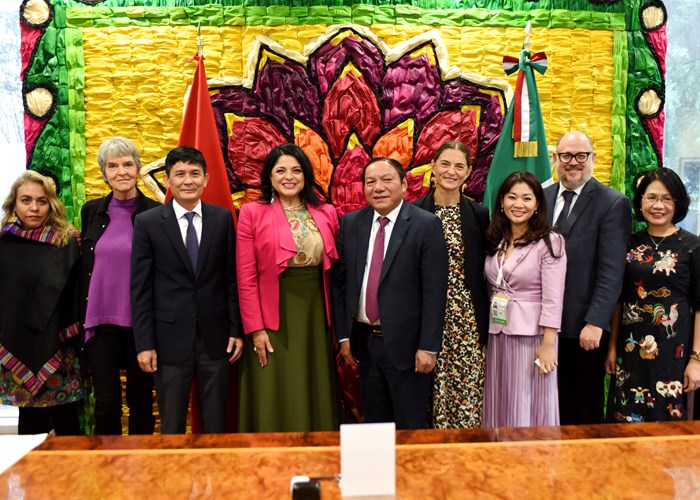 Hội nghị MONDIACULT 2022: Việt Nam sẵn sàng chia sẻ kinh nghiệm đóng góp của văn hóa đối với sự phát triển bền vững của quốc gia - Anh 4