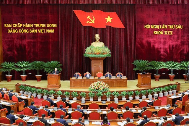 Khai mạc Hội nghị lần thứ sáu BCH Trung ương Đảng khóa XIII - Anh 3