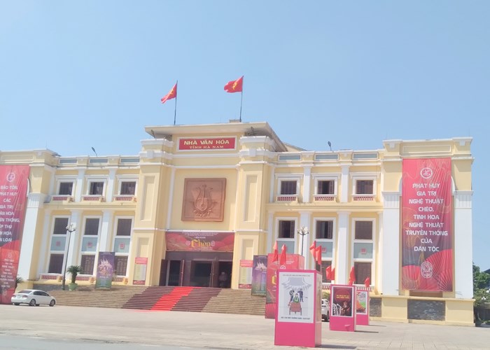 Trước giờ khai mạc Liên hoan Chèo toàn quốc 2022 - Anh 2