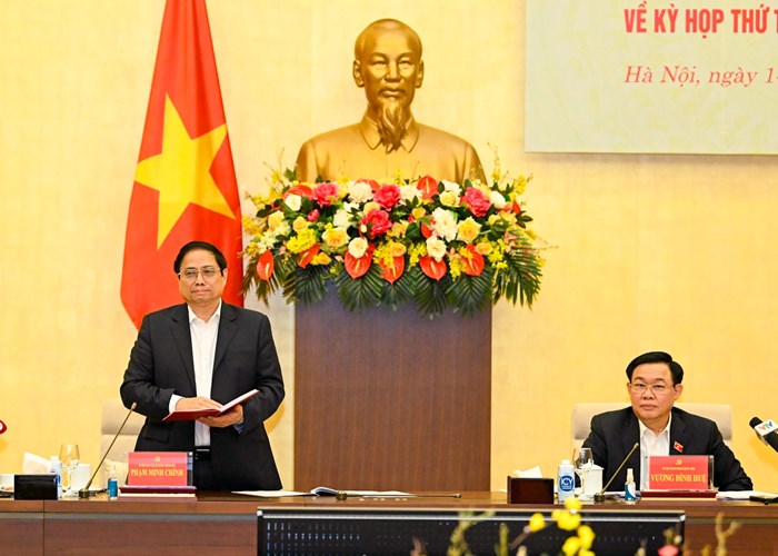 Đảng đoàn Quốc hội và Ban Cán sự Đảng Chính phủ thống nhất nội dung, chương trình Kỳ họp thứ tư, Quốc hội khoá XV - Anh 2