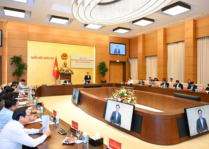 Đảng đoàn Quốc hội và Ban Cán sự Đảng Chính phủ thống nhất nội dung, chương trình Kỳ họp thứ tư, Quốc hội khoá XV - Anh 3