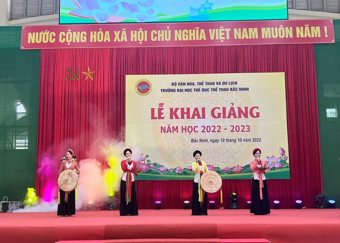 Trường Đại học Thể dục Thể thao Bắc Ninh khai giảng năm học 2022 - 2023 - Anh 3