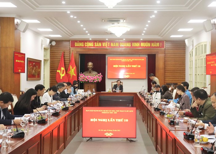 Đảng uỷ Bộ VHTTDL: Tập trung chỉ đạo, thực hiện tốt công tác xây dựng Đảng về chính trị, tư tưởng, đạo đức - Anh 1