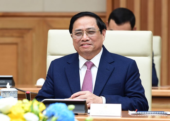 Thủ tướng Phạm Minh Chính tiếp Tổng Thư ký Liên Hợp Quốc António Guterres - Anh 2
