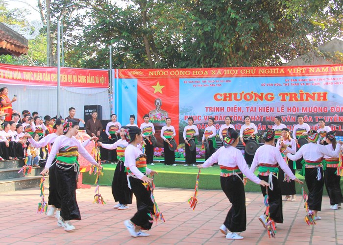 Thanh Hóa: Tái hiện lễ hội Mường Đòn phục vụ bảo tồn, phát huy giá trị văn hoá truyền thống dân tộc Mường gắn với phát triển du lịch - Anh 3