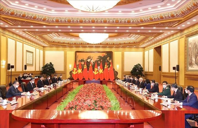 Lễ đón chính thức Tổng Bí thư Nguyễn Phú Trọng và Đoàn đại biểu cấp cao Việt Nam - Anh 4