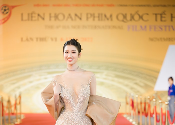 Dàn sao, hoa hậu lộng lẫy trên thảm đỏ bế mạc HANIFF VI - Anh 13
